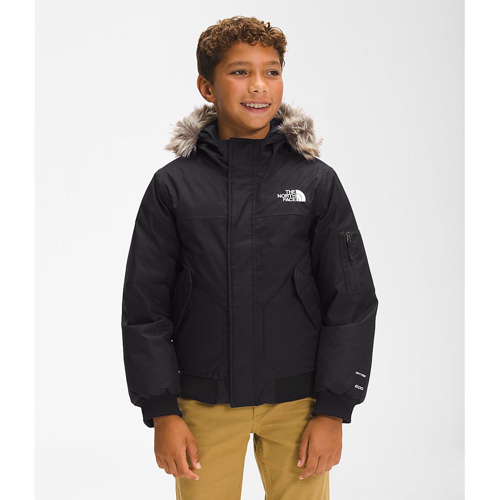 The North Face Jackets Boys Australia - The North Face Gotham Black (VYT-617908)